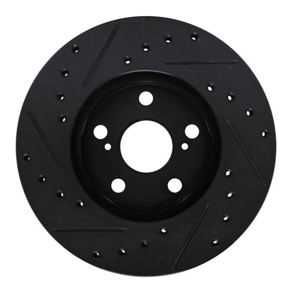 R1 Concepts Toyota Camry Front Right Drilled & Slotted Brake Rotor (Part rncECB - 76033R) | rncECB - 76033R - JDMuscleSPK983680
