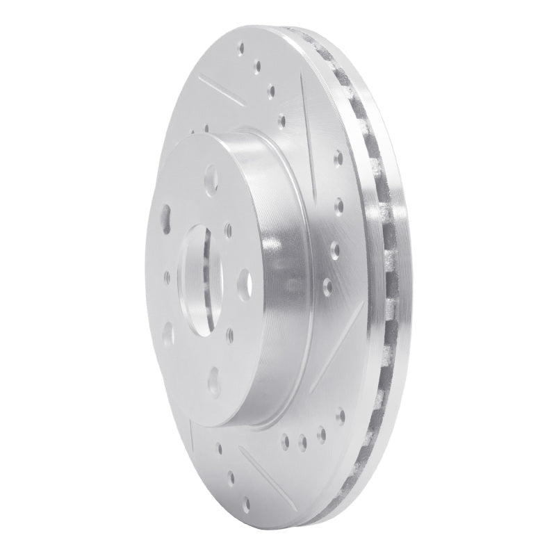 R1 Concepts Toyota Camry Front Right Drilled & Slotted Silver Brake Rotor (Part No. RNCEDZ - 76016R) | rncEDZ - 76016R - JDMuscleSPK987480