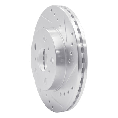 R1 Concepts Toyota Camry Front Right Drilled & Slotted Silver Brake Rotor (Part No. RNCEDZ - 76016R) | rncEDZ - 76016R - JDMuscleSPK987480