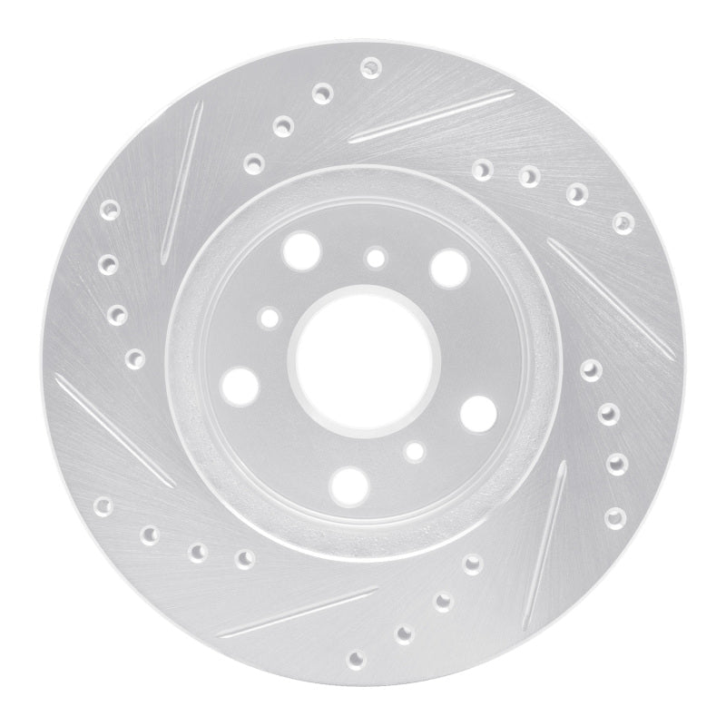 R1 Concepts Toyota Camry Front Right Drilled & Slotted Silver Brake Rotor (Part No. RNCEDZ - 76016R) | rncEDZ - 76016R - JDMuscleSPK987480