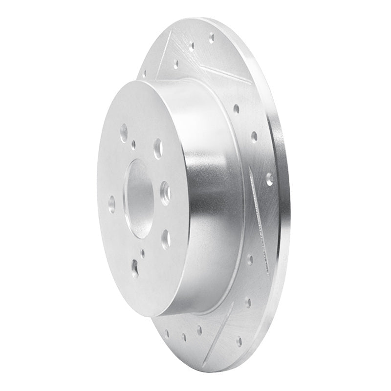 R1 Concepts Toyota Camry Rear Left Drilled & Slotted Silver Brake Rotor (Part rncEDZ - 76152L) | rncEDZ - 76152L - JDMuscleSPK987667