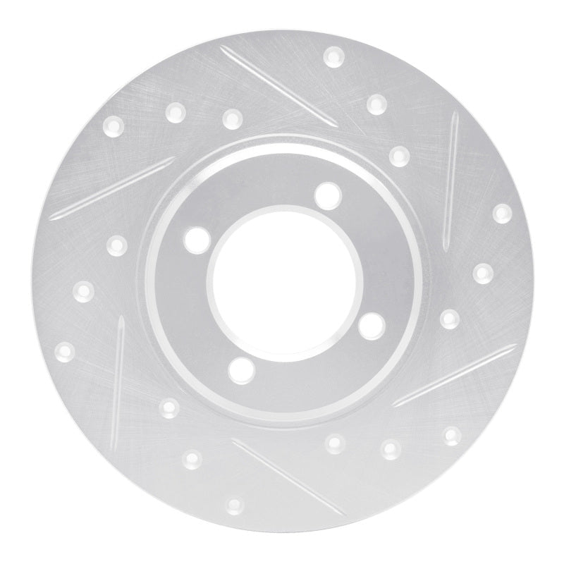 R1 Concepts Toyota Celica 1970 - 1979 Front Right Drilled & Slotted Silver Brake Rotor (Part Number: rncEDZ - 76005R) | rncEDZ - 76005R - JDMuscleSPK987462