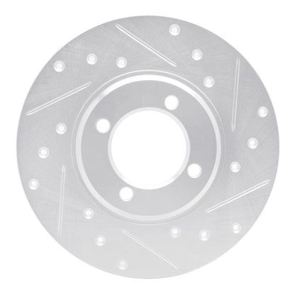 R1 Concepts Toyota Celica 1970 - 1979 Front Right Drilled & Slotted Silver Brake Rotor (Part Number: rncEDZ - 76005R) | rncEDZ - 76005R - JDMuscleSPK987462