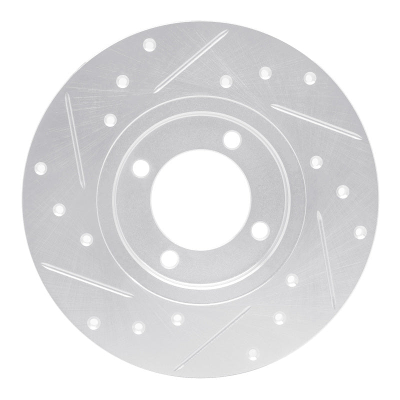 R1 Concepts Toyota Celica 1970 - 1979 Front Right Drilled & Slotted Silver Brake Rotor (Part Number: rncEDZ - 76005R) | rncEDZ - 76005R - JDMuscleSPK987462
