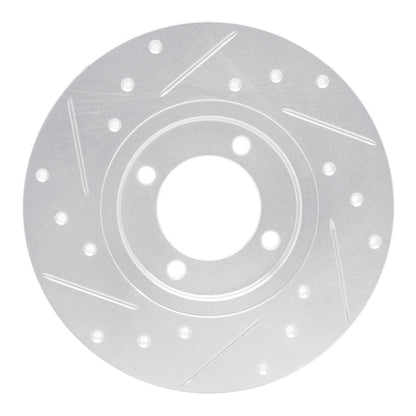 R1 Concepts Toyota Celica 1970 - 1979 Front Right Drilled & Slotted Silver Brake Rotor (Part Number: rncEDZ - 76005R) | rncEDZ - 76005R - JDMuscleSPK987462