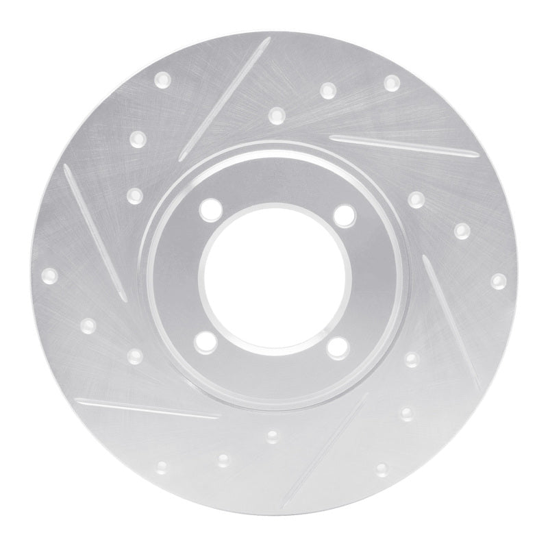 R1 Concepts Toyota Celica 1976 - 1981 Front Left Drilled & Slotted Silver Brake Rotor - Part  RNCEDZ - 76007L | rncEDZ - 76007L - JDMuscleSPK987465