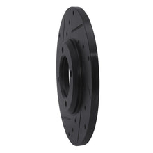 R1 Concepts Toyota Celica 1979 - 1981 Front Left Drilled & Slotted Black Brake Rotor | rncECB - 76008L - JDMuscleSPK983647