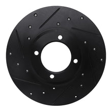 R1 Concepts Toyota Celica 1979 - 1981 Front Left Drilled & Slotted Black Brake Rotor | rncECB - 76008L - JDMuscleSPK983647