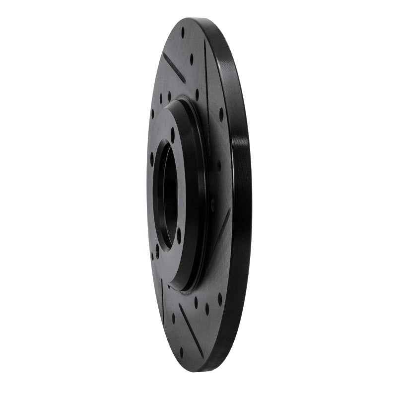 R1 Concepts Toyota Celica 1979 - 1981 Front Right Drilled & Slotted Black Brake Rotor | rncECB - 76008R - JDMuscleSPK983648