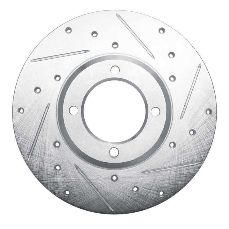 R1 Concepts Toyota Celica 1979 - 1981 Front Right Drilled & Slotted Silver Brake Rotor | rncEDZ - 76008R - JDMuscleSPK987468