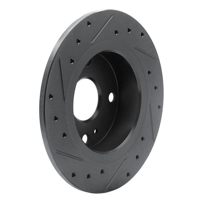R1 Concepts Toyota Celica 1979 - 1981 Rear Right Drilled & Slotted Black Brake Rotor | rncECB - 76012R - JDMuscleSPK983654