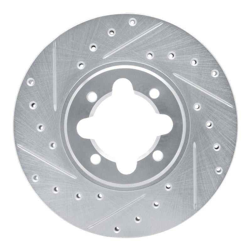 R1 Concepts Toyota Celica 1982 - 1985 Front Left Drilled & Slotted Silver Brake Rotor | rncEDZ - 76013L - JDMuscleSPK987473