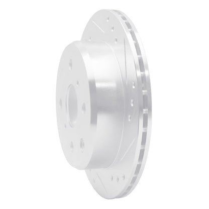 R1 Concepts Toyota Celica 1982 - 1985 Rear Right Drilled & Slotted Silver Brake Rotor | rncEDZ - 76014R - JDMuscleSPK987476