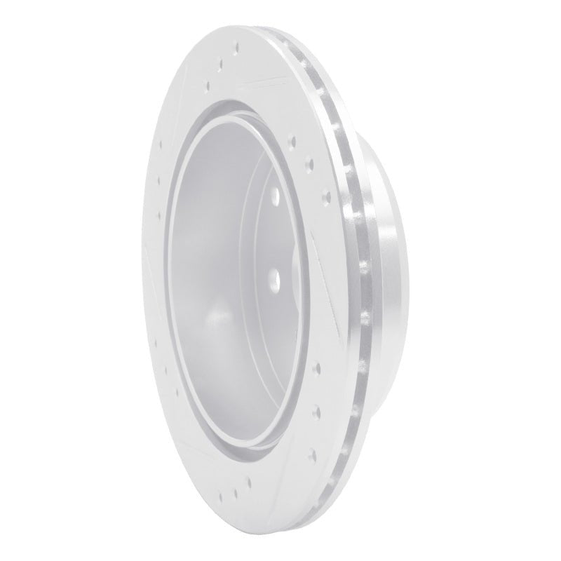 R1 Concepts Toyota Celica 1982 - 1985 Rear Right Drilled & Slotted Silver Brake Rotor | rncEDZ - 76014R - JDMuscleSPK987476