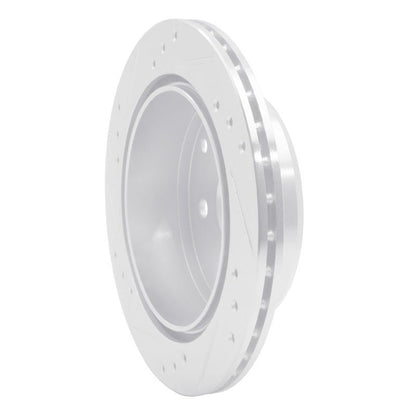 R1 Concepts Toyota Celica 1982 - 1985 Rear Right Drilled & Slotted Silver Brake Rotor | rncEDZ - 76014R - JDMuscleSPK987476