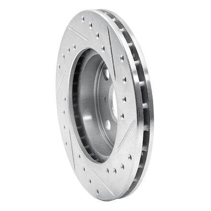 R1 Concepts Toyota Celica 1986 - 1989 Front Left Drilled & Slotted Silver Brake Rotor | rncEDZ - 76026L - JDMuscleSPK987495
