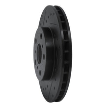 R1 Concepts Toyota Celica 1988 - 1993 Front Left Drilled & Slotted Black Brake Rotor | rncECB - 76041L - JDMuscleSPK983689