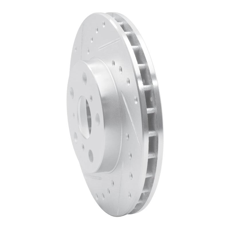 R1 Concepts Toyota Celica 1988 - 1993 Front Left Drilled & Slotted Silver Brake Rotor | rncEDZ - 76041L - JDMuscleSPK987523
