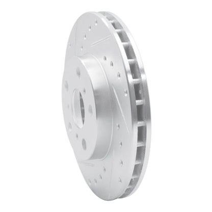 R1 Concepts Toyota Celica 1988 - 1993 Front Left Drilled & Slotted Silver Brake Rotor | rncEDZ - 76041L - JDMuscleSPK987523