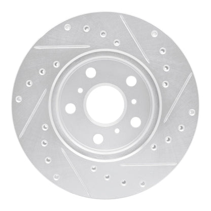 R1 Concepts Toyota Celica 1988 - 1993 Front Left Drilled & Slotted Silver Brake Rotor | rncEDZ - 76041L - JDMuscleSPK987523
