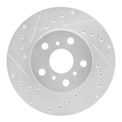 R1 Concepts Toyota Celica 1988 - 1993 Front Left Drilled & Slotted Silver Brake Rotor | rncEDZ - 76041L - JDMuscleSPK987523