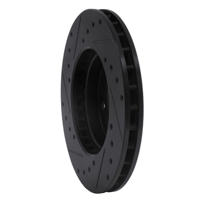 R1 Concepts Toyota Celica 1988 - 1993 Front Right Drilled & Slotted Black Brake Rotor | rncECB - 76041R - JDMuscleSPK983690