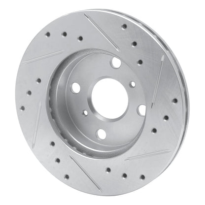 R1 Concepts Toyota Celica 1990 - 1991 Front Left Drilled & Slotted Silver Brake Rotor | rncEDZ - 76043L - JDMuscleSPK987527