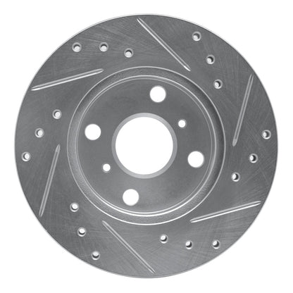 R1 Concepts Toyota Celica 1990 - 1991 Front Left Drilled & Slotted Silver Brake Rotor | rncEDZ - 76043L - JDMuscleSPK987527