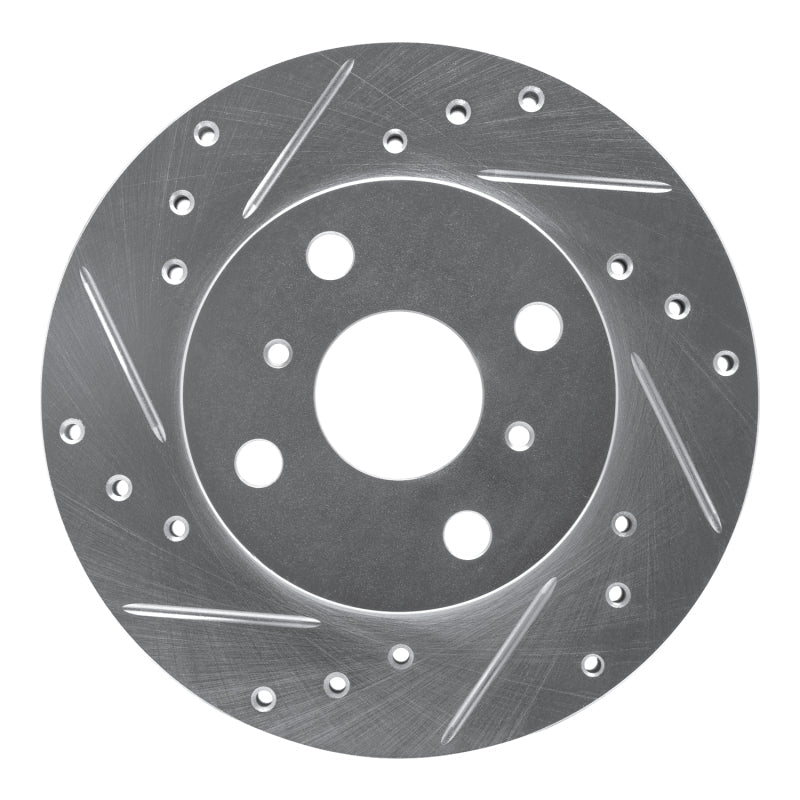 R1 Concepts Toyota Celica 1990 - 1991 Front Left Drilled & Slotted Silver Brake Rotor | rncEDZ - 76043L - JDMuscleSPK987527