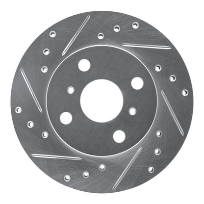 R1 Concepts Toyota Celica 1990 - 1991 Front Left Drilled & Slotted Silver Brake Rotor | rncEDZ - 76043L - JDMuscleSPK987527