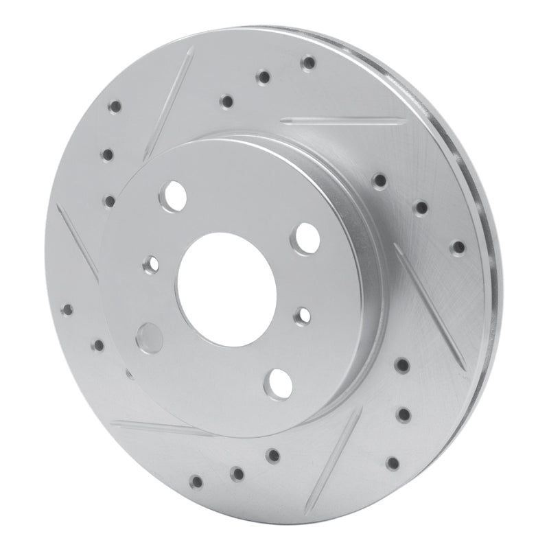 R1 Concepts Toyota Celica 1990 - 1991 Front Left Drilled & Slotted Silver Brake Rotor | rncEDZ - 76043L - JDMuscleSPK987527