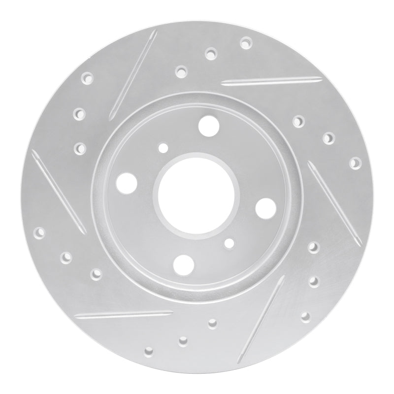 R1 Concepts Toyota Celica 1990 - 1991 Front Right Drilled & Slotted Silver Brake Rotor | rncEDZ - 76043R - JDMuscleSPK987528