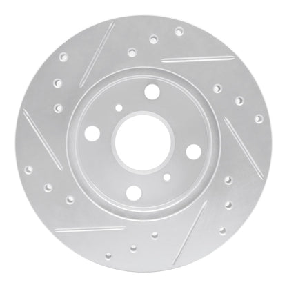 R1 Concepts Toyota Celica 1990 - 1991 Front Right Drilled & Slotted Silver Brake Rotor | rncEDZ - 76043R - JDMuscleSPK987528