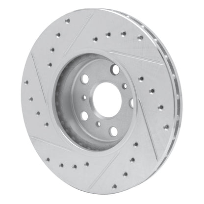 R1 Concepts Toyota Celica 1990 - 1993 Front Right Drilled & Slotted Silver Brake Rotor | rncEDZ - 76045R - JDMuscleSPK987530