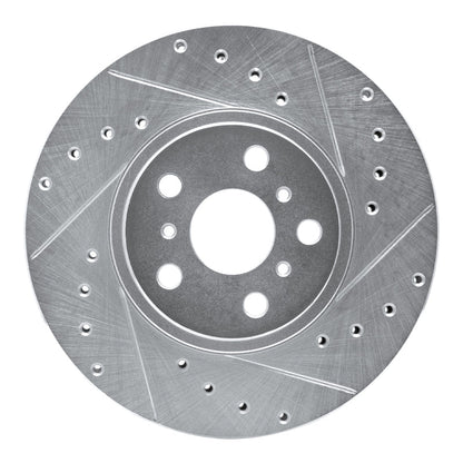 R1 Concepts Toyota Celica 1990 - 1993 Front Right Drilled & Slotted Silver Brake Rotor | rncEDZ - 76045R - JDMuscleSPK987530