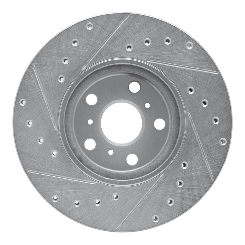 R1 Concepts Toyota Celica 1990 - 1993 Front Right Drilled & Slotted Silver Brake Rotor | rncEDZ - 76045R - JDMuscleSPK987530
