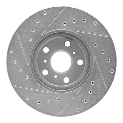 R1 Concepts Toyota Celica 1990 - 1993 Front Right Drilled & Slotted Silver Brake Rotor | rncEDZ - 76045R - JDMuscleSPK987530