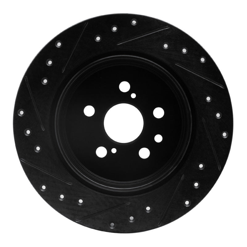 R1 Concepts Toyota Celica 1990 - 1993 Rear Right Drilled & Slotted Brake Rotor | rncECB - 76046R - JDMuscleSPK983696