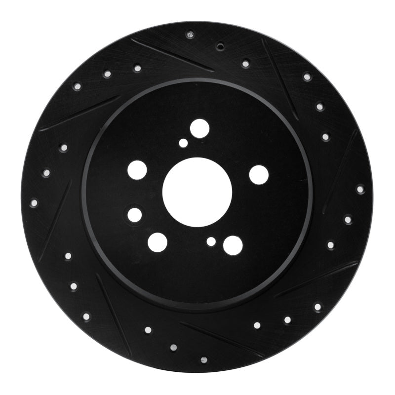 R1 Concepts Toyota Celica 1990 - 1993 Rear Right Drilled & Slotted Brake Rotor | rncECB - 76046R - JDMuscleSPK983696
