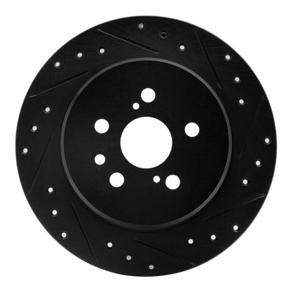 R1 Concepts Toyota Celica 1990 - 1993 Rear Right Drilled & Slotted Brake Rotor | rncECB - 76046R - JDMuscleSPK983696