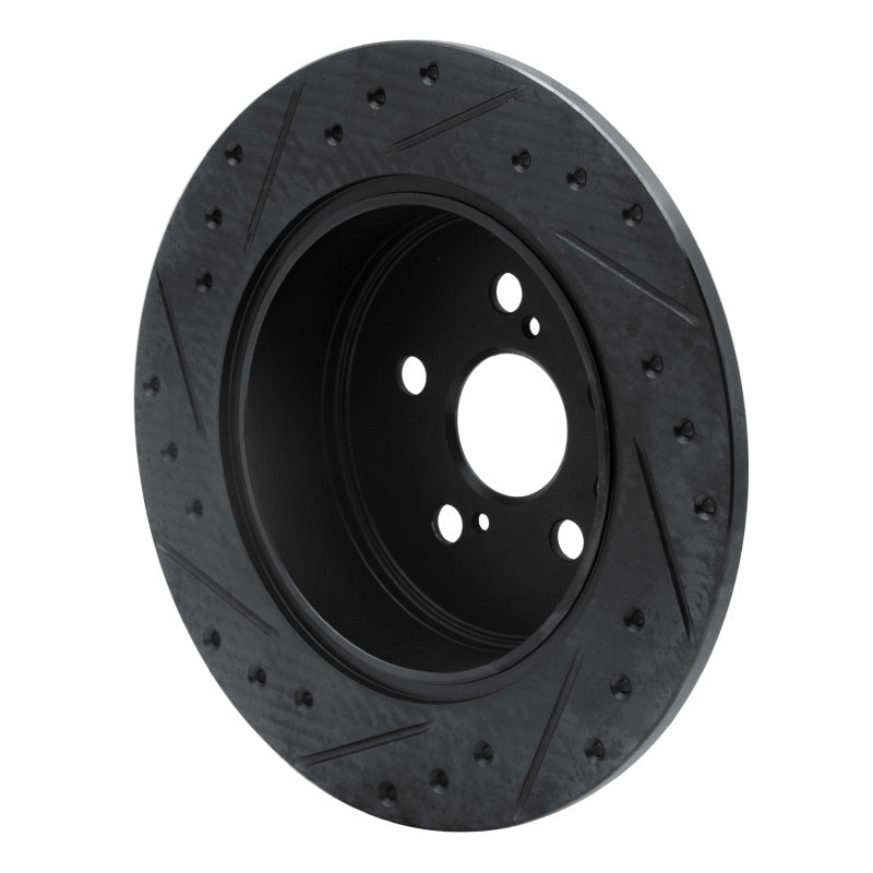 R1 Concepts Toyota Celica 1990 - 1993 Rear Right Drilled & Slotted Brake Rotor | rncECB - 76046R - JDMuscleSPK983696