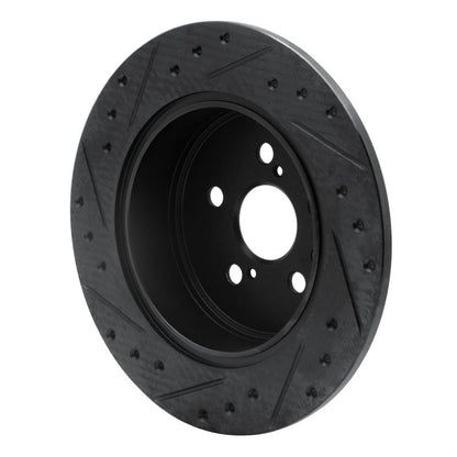 R1 Concepts Toyota Celica 1990 - 1993 Rear Right Drilled & Slotted Brake Rotor | rncECB - 76046R - JDMuscleSPK983696