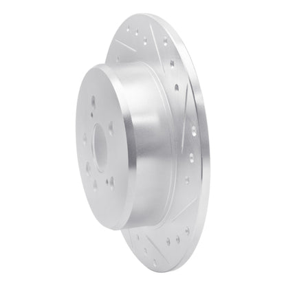 R1 Concepts Toyota Celica 1990 - 1993 Rear Right Drilled & Slotted Silver Brake Rotor | rncEDZ - 76046R - JDMuscleSPK987532