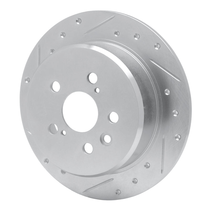 R1 Concepts Toyota Celica 1994 - 1995 Rear Left Drilled & Slotted Silver Brake Rotor | rncEDZ - 76060L - JDMuscleSPK987545