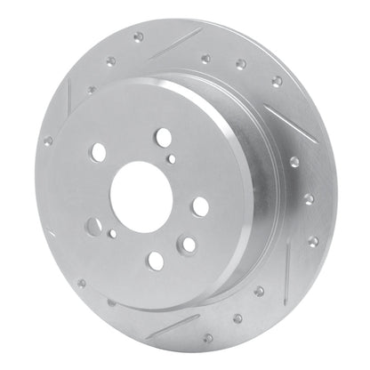 R1 Concepts Toyota Celica 1994 - 1995 Rear Left Drilled & Slotted Silver Brake Rotor | rncEDZ - 76060L - JDMuscleSPK987545