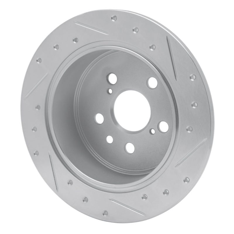 R1 Concepts Toyota Celica 1994 - 1995 Rear Left Drilled & Slotted Silver Brake Rotor | rncEDZ - 76060L - JDMuscleSPK987545