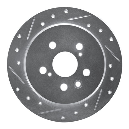 R1 Concepts Toyota Celica 1994 - 1995 Rear Left Drilled & Slotted Silver Brake Rotor | rncEDZ - 76060L - JDMuscleSPK987545