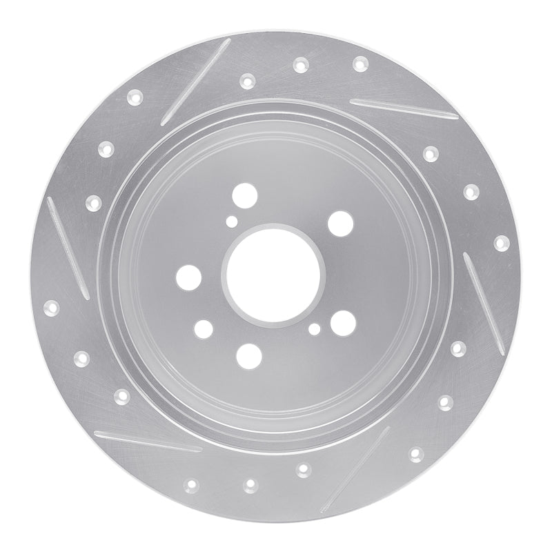 R1 Concepts Toyota Celica 1994 - 1995 Rear Right Drilled & Slotted Silver Brake Rotor - Part  RNCEDZ - 76060R | rncEDZ - 76060R - JDMuscleSPK987546