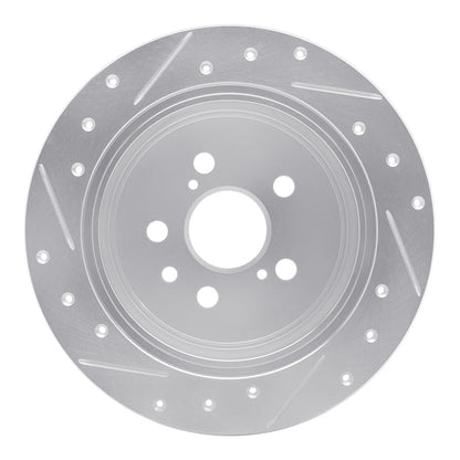 R1 Concepts Toyota Celica 1994 - 1995 Rear Right Drilled & Slotted Silver Brake Rotor - Part  RNCEDZ - 76060R | rncEDZ - 76060R - JDMuscleSPK987546