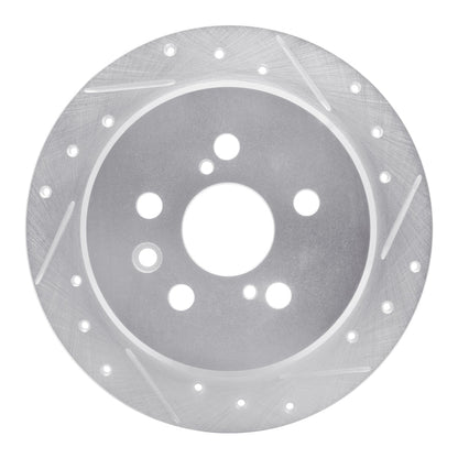 R1 Concepts Toyota Celica 1994 - 1995 Rear Right Drilled & Slotted Silver Brake Rotor - Part  RNCEDZ - 76060R | rncEDZ - 76060R - JDMuscleSPK987546
